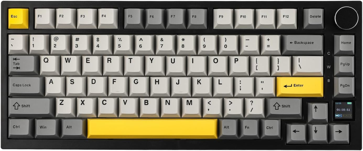 Ajazz AK820 Pro 75% Keyboard Review: Side Screen Innovation