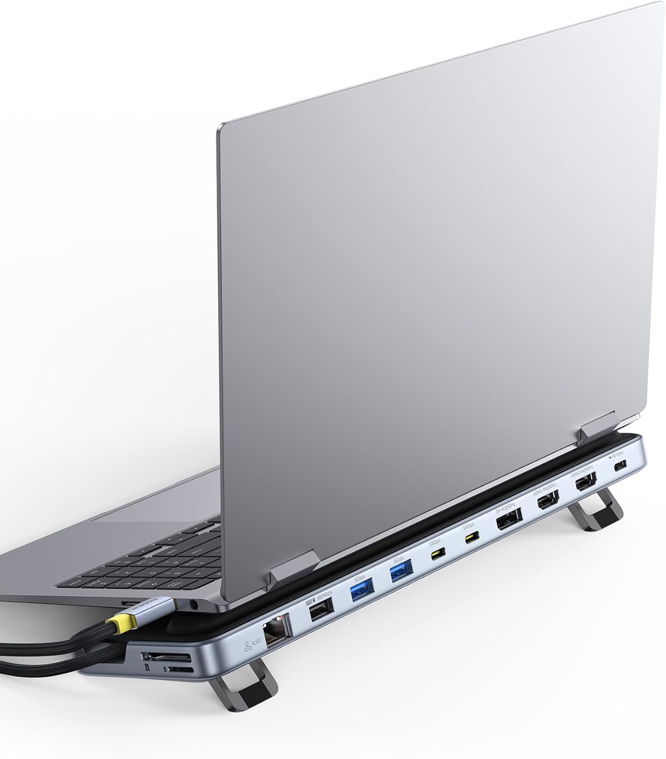 Baseus Adjustable Laptop Stand Review: Foldable Aluminum Design for Desk and Travel