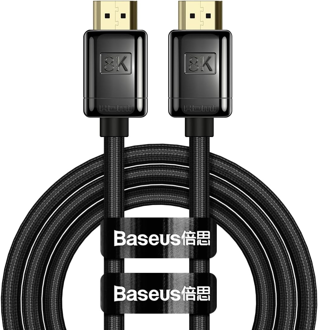 Baseus 8K HDMI 2.1 Fiber Optic Cable Review: Long-Run 48Gbps Signal
