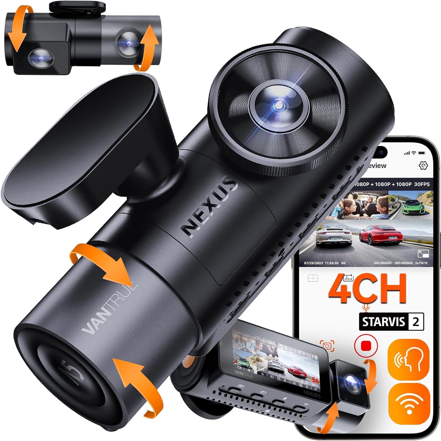 Vantrue N5 4-Channel Dash Cam Review: Complete 360° Surveillance on the Road