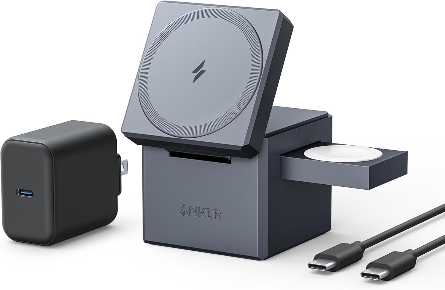Anker 3-in-1 Wireless Charging Stand Review: Multi-Device Hub at ¥299