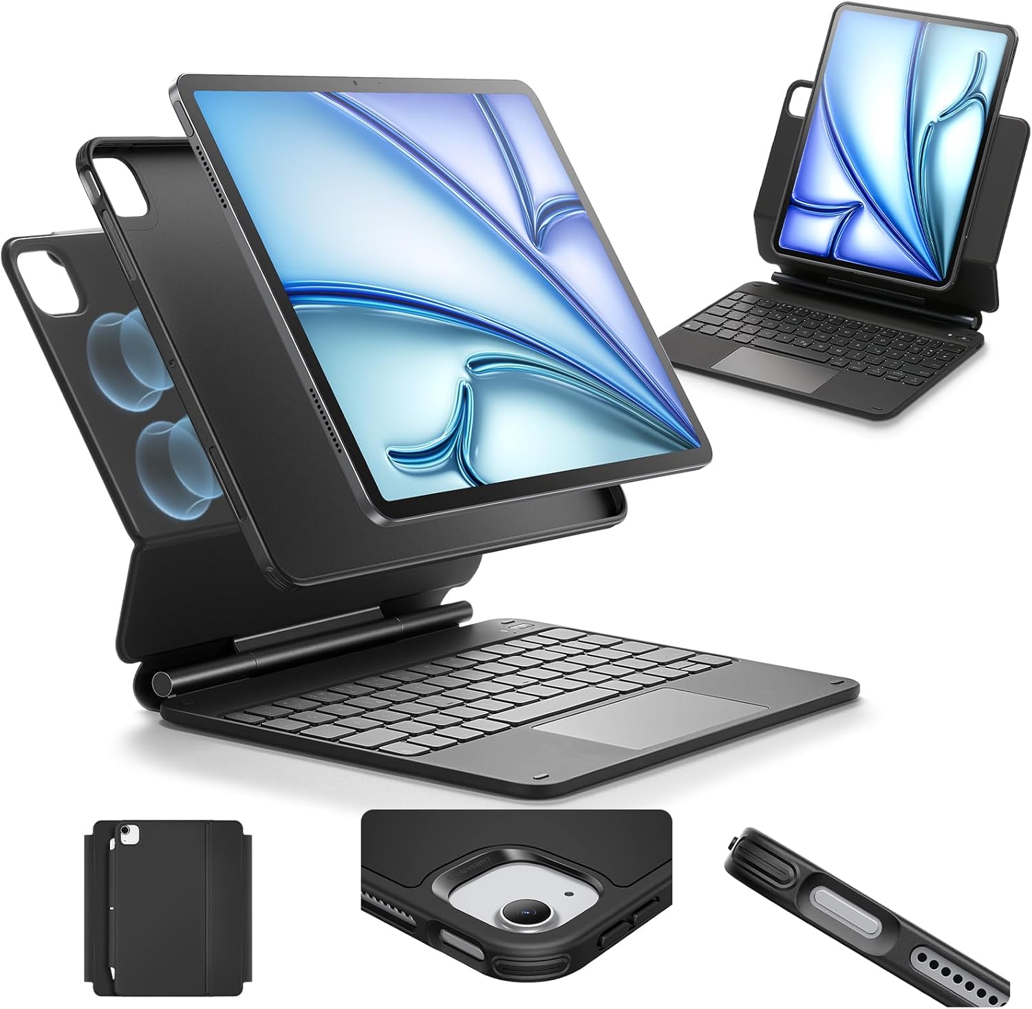 ESR Keyboard Case for iPad Air Review: Trackpad + Backlit Keys for Tablet Productivity