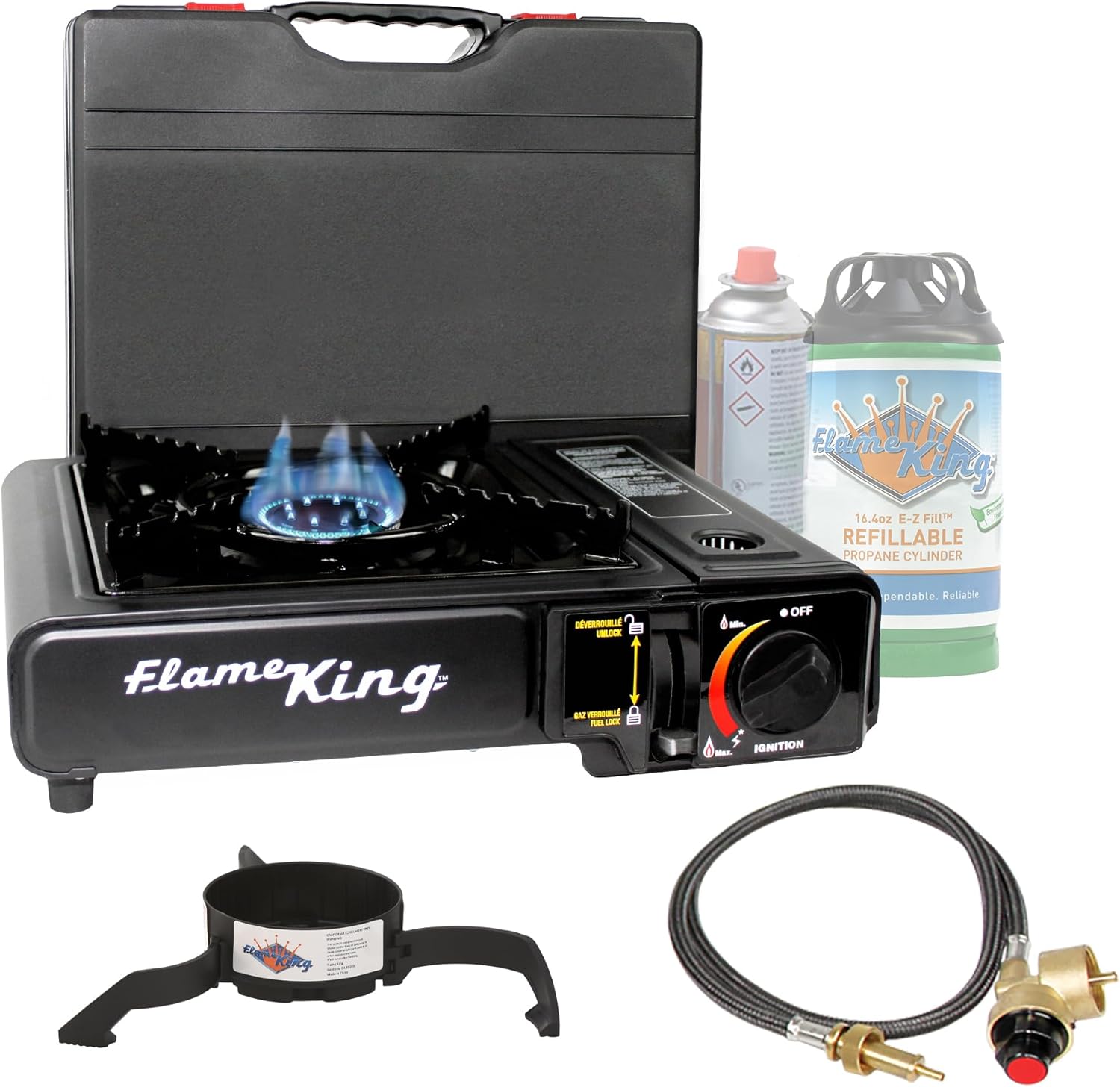 Flame King Portable Camping Stove Review: Butane Power for Outdoor Cooking