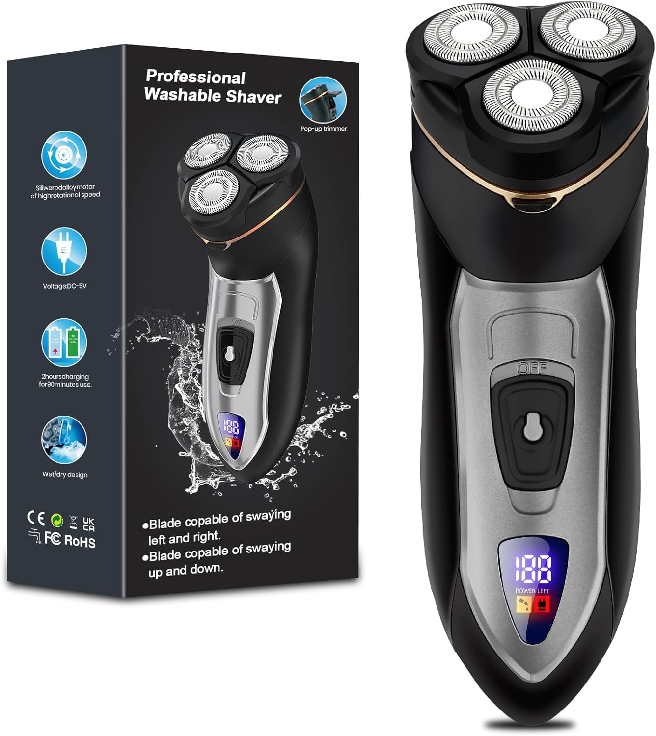 Flyco FS960 Shaver Review: 5-Blade Wet & Dry Rotary