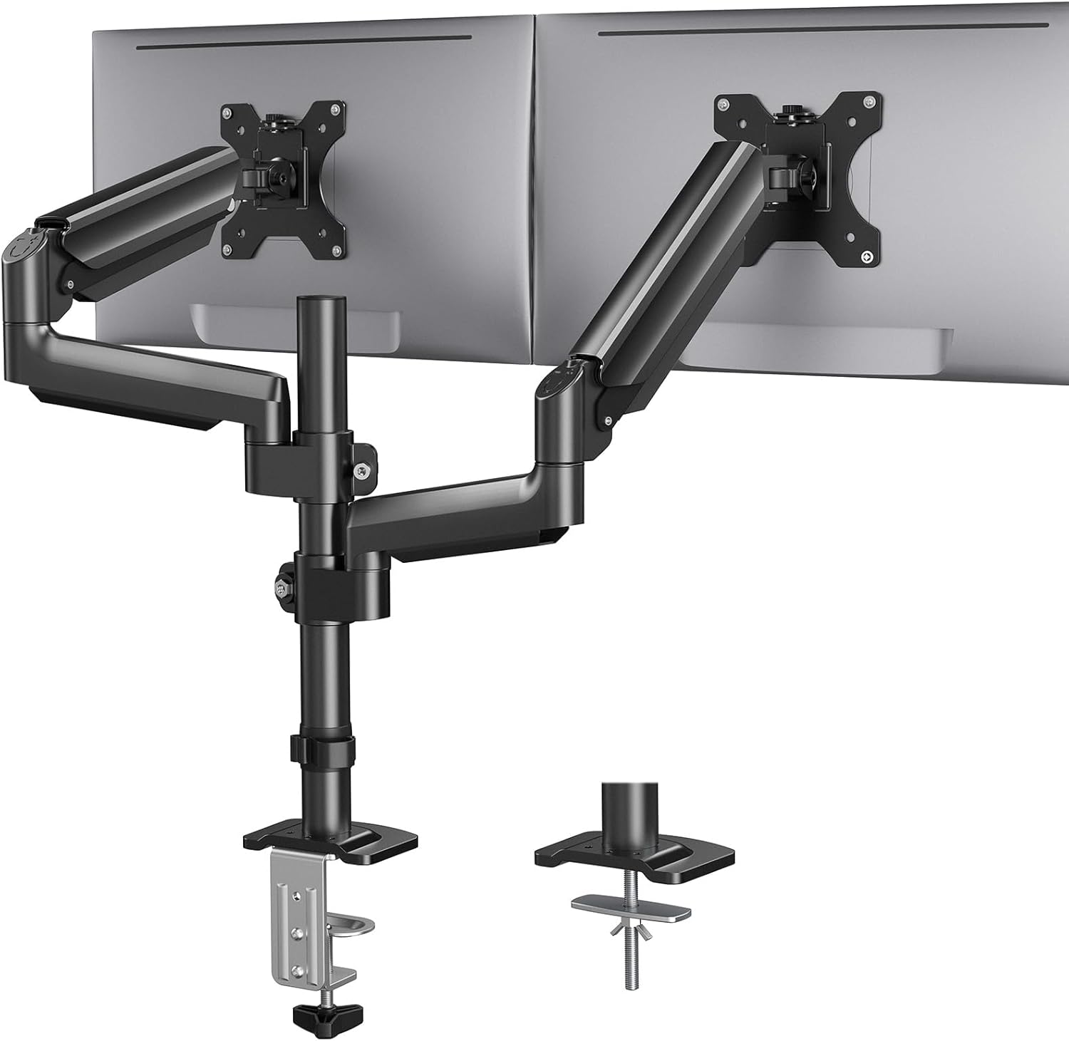 Huanuo Dual Monitor Mount Review: Full Motion Gas Spring Arm