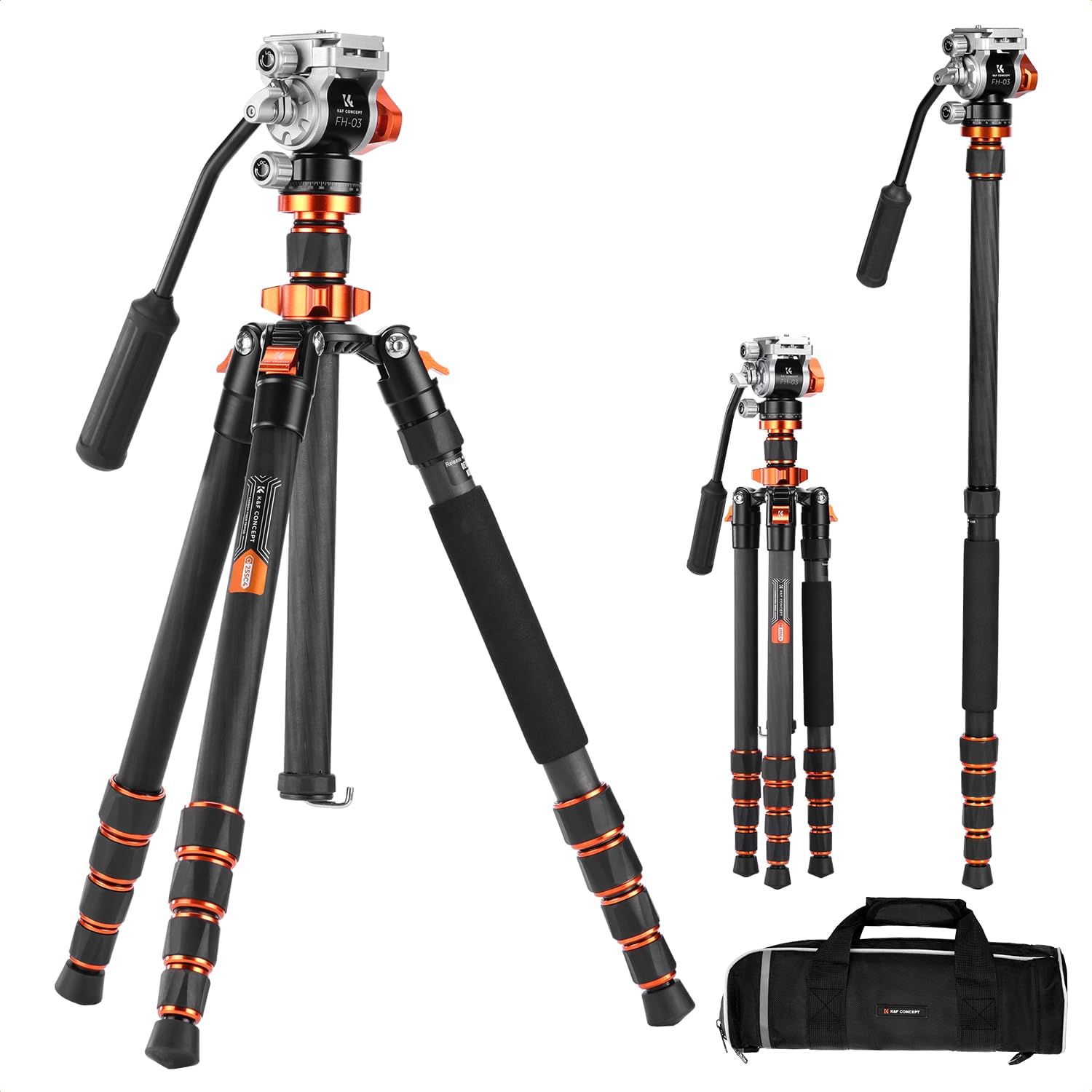 K&F Concept Tripod Review: Is Carbon Fiber Worth the Premium Over Aluminum?