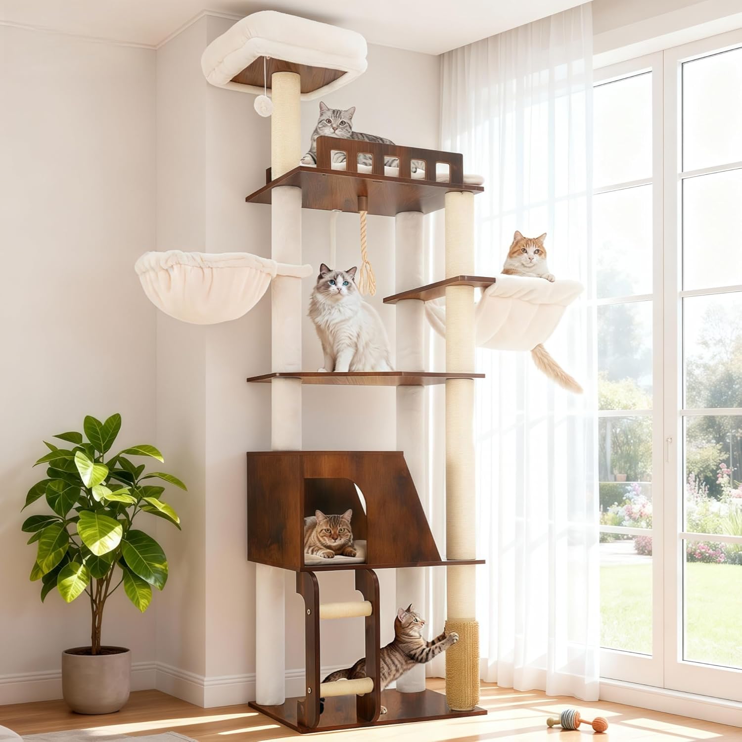 Le Wpu Cat Tree Tower Review: Multi-Level Scratching Paradise for ¥269 ($40)