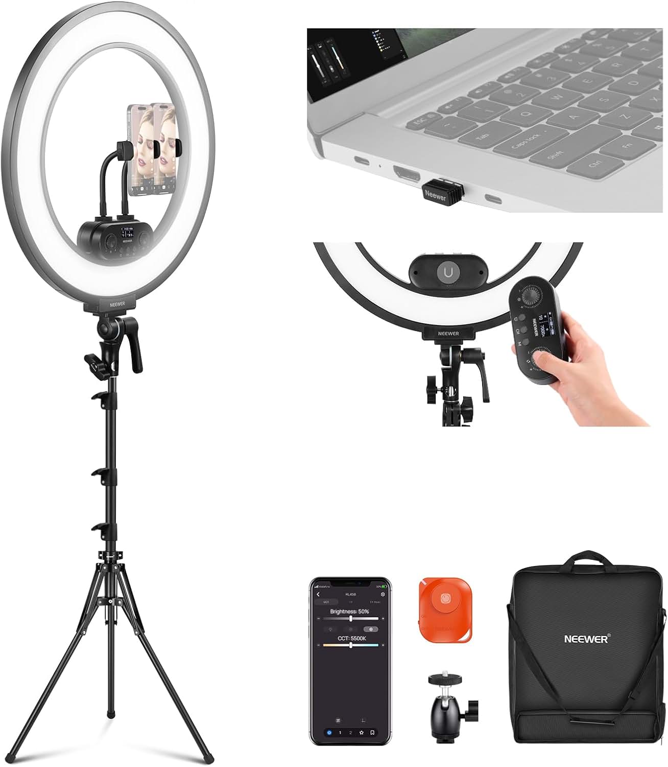 Neewer 28" LED Ring Light Kit Review: Professional Beauty Lighting at Home