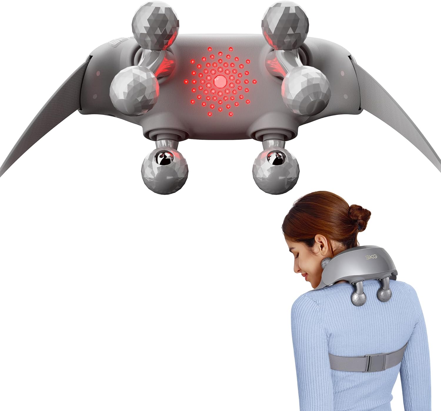SKG W7 Neck Massager Review: Wearable Relief for Screen-Weary Necks